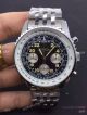 Copy Vintage Breitling Navitimer Stainless Steel Black Chronograph Watch - New Style (7)_th.jpg